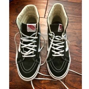 Black high top vans